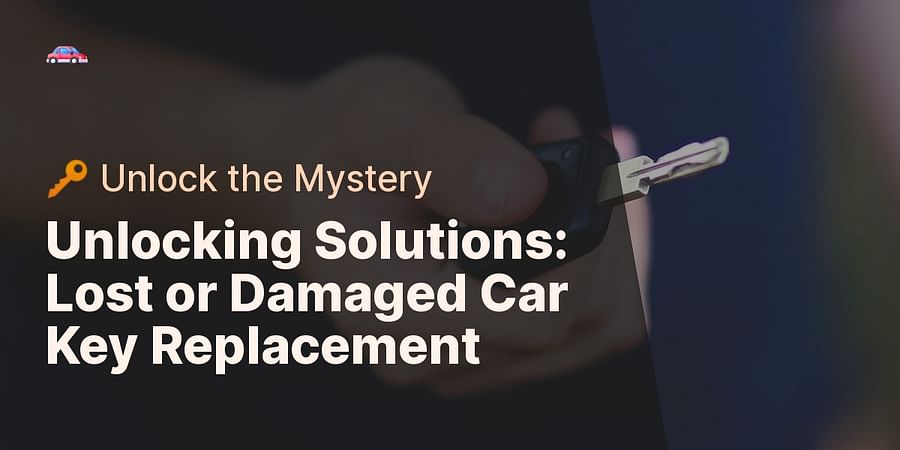 Unlocking Solutions: Lost or Damaged Car Key Replacement - π Unlock the Mystery