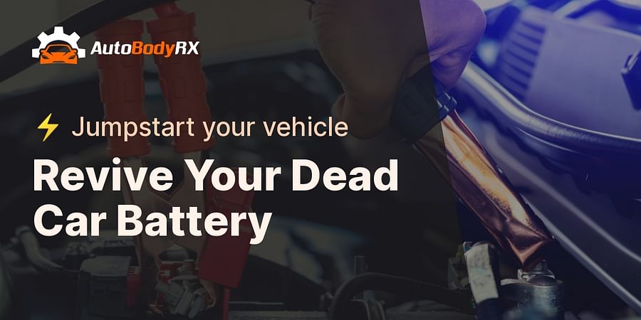 Revive Your Dead Car Battery - ⚡ Jumpstart your vehicle